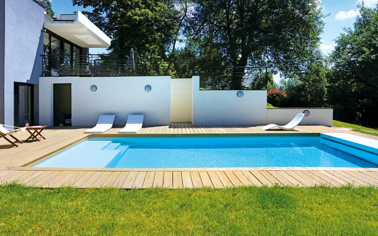 Pool im Garten Zwickau
